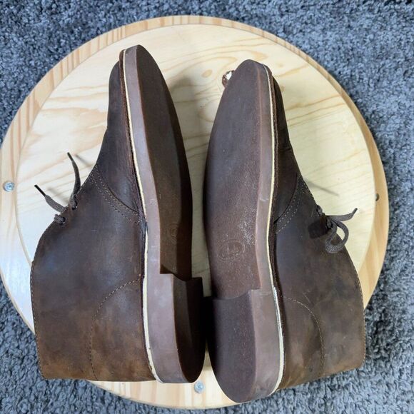 Clarks Bushacre 2 Desert Chukka Boots Mens Size 8.5 Brown Leather Lace Up Shoe main image 6